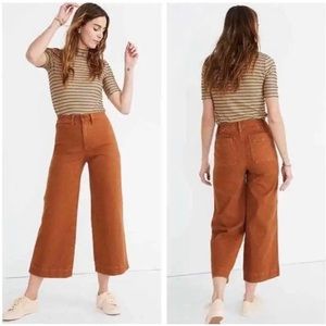 Madewell Wide Leg Cropped Pants